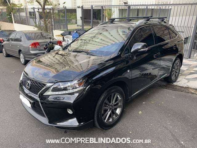 Rx 350f Sport Preto 2014 Lexus São Paulo Cód23934 Compreblindados