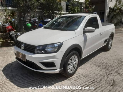 Saveiro Branco 2022 - Volkswagen - Santo André cód.35539