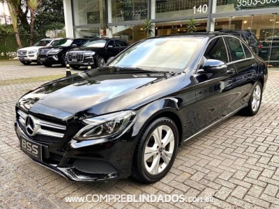 C 180 Preto 2017 - Mercedes-Benz - São Paulo cód.36336